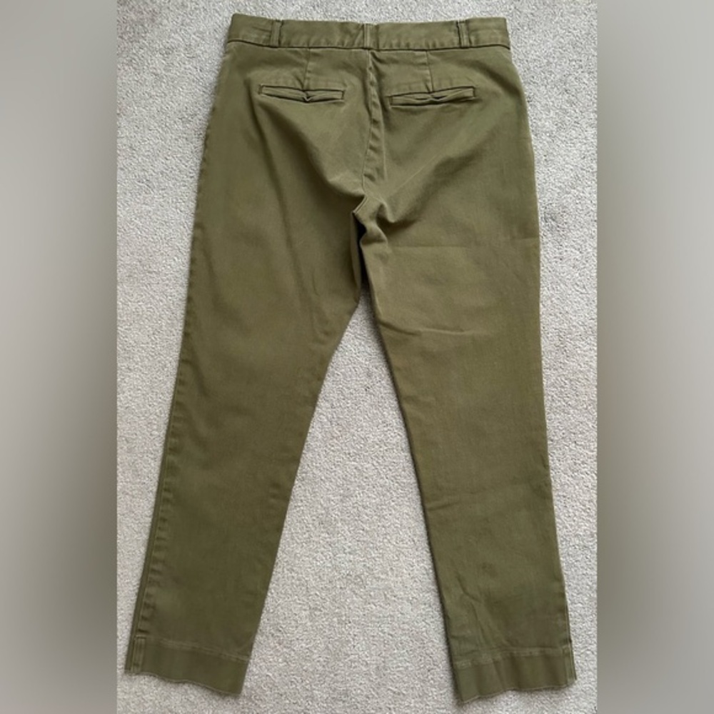 Banana Republic Women’s Green Sloan Fit Stretch Pants Sz 4S - Picture 2 of 5
